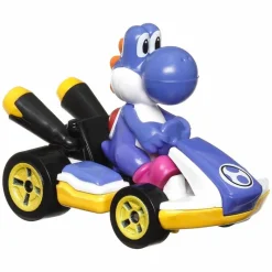 Hot Wheels Mario Kart Yoshi Kart Azul obscuro<Mattel Online