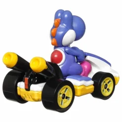 Hot Wheels Mario Kart Yoshi Kart Azul obscuro<Mattel Online