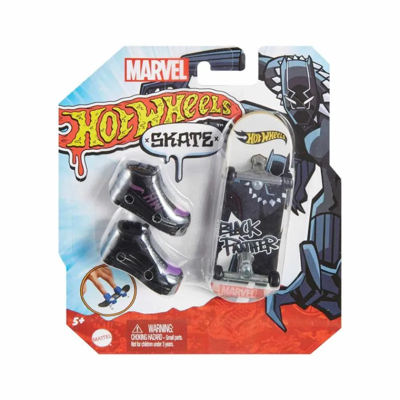 Hot Wheels Marvel Skate Fingerboard Black Panther<Mattel Outlet