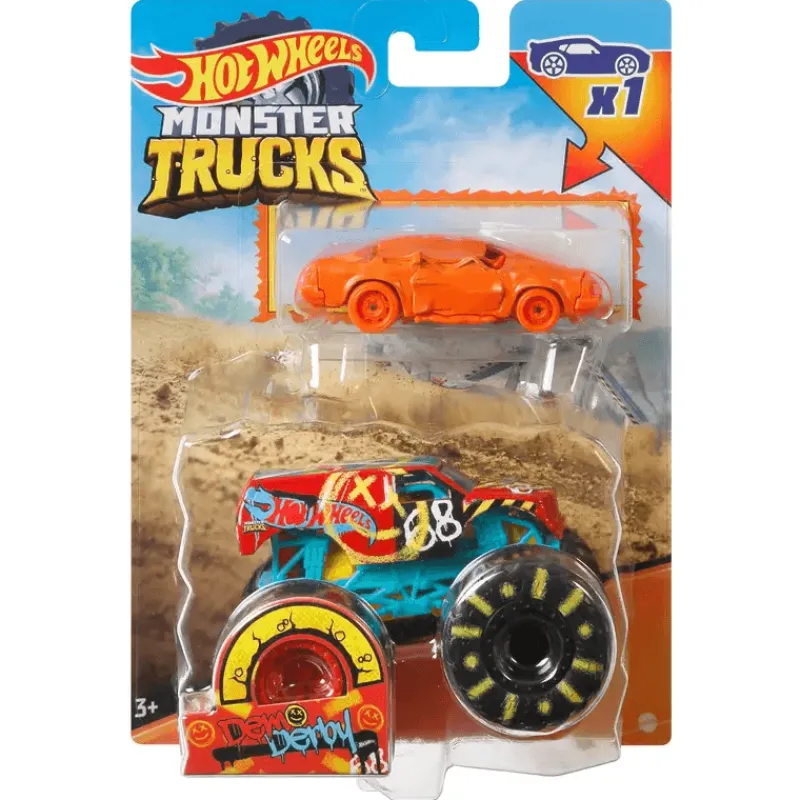 Hot Wheels Monster Demo Derby & Crushed Coupe<Mattel Discount