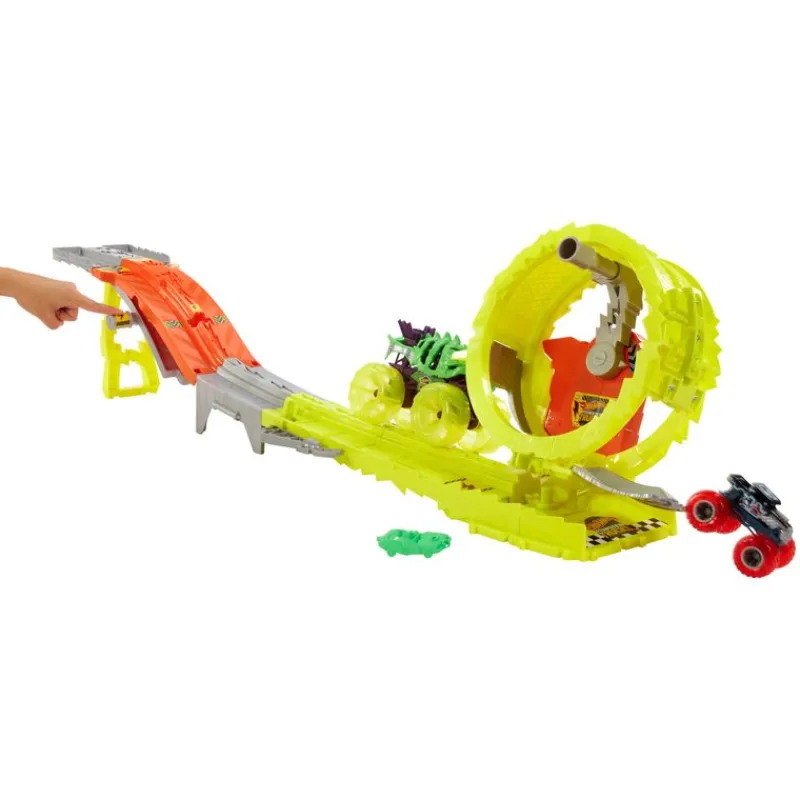 Hot Wheels Monster Truck Set de Pista Arena Energía de Demolición<Mattel Hot
