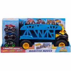 Hot Wheels Monster Truck Transportador con 3 Coches<Mattel Fashion