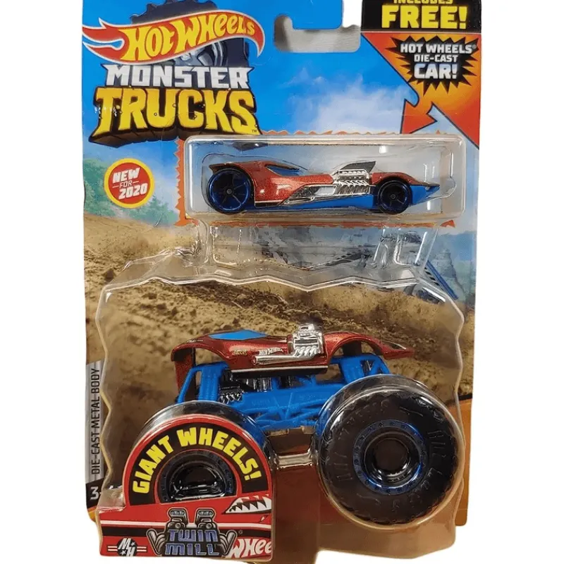 Hot Wheels Monster Truck Bone Shaker & DCC Set de 2 Vehículos<Mattel Fashion