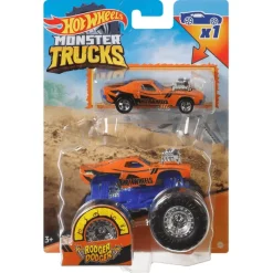 Hot Wheels Monster Truck Rodger Dodger & DCC 2 Pack<Mattel Clearance