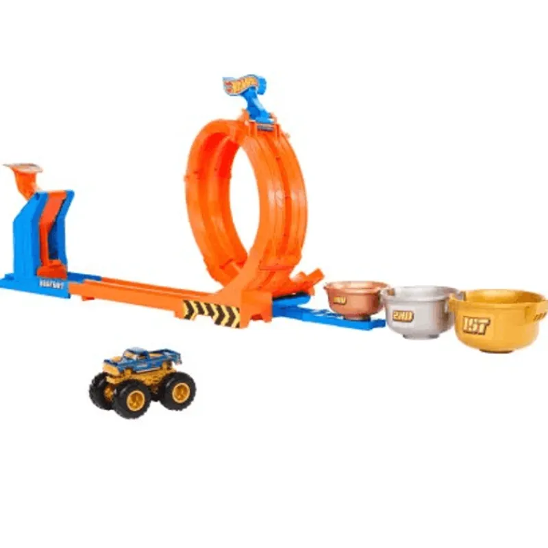 Hot Wheels Monster Trucks Competencia de Big Foot Giros JBX64<Mattel Discount