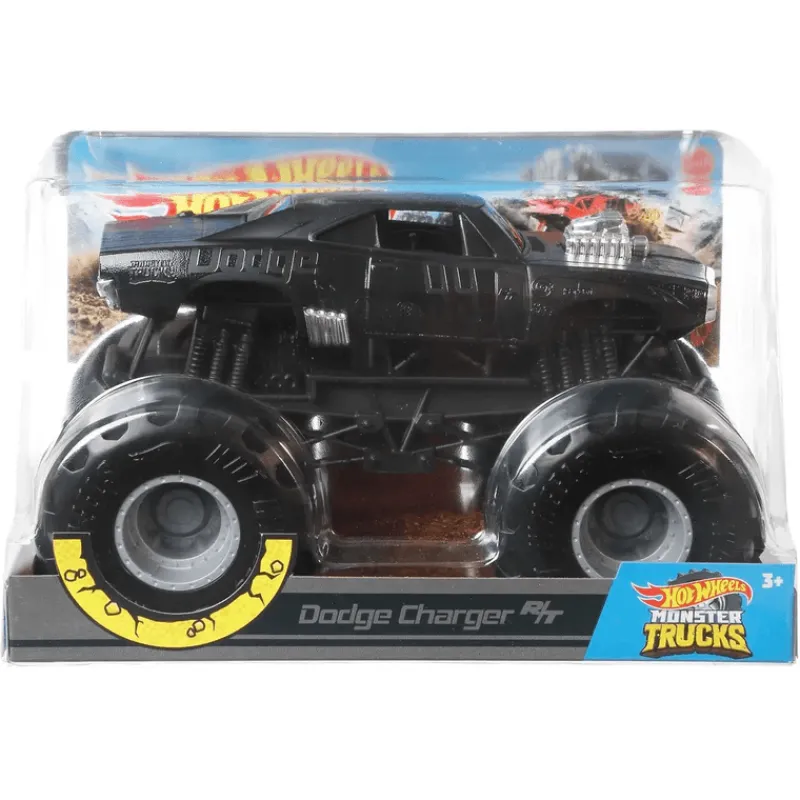 Hot Wheels Monster Trucks Dodge Charger Escala 1:24<Mattel Sale
