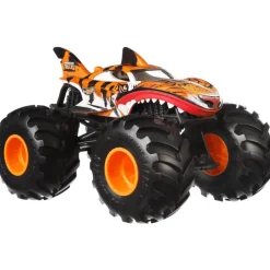 Hot Wheels Monster Trucks Tiger Shark Escala 1:24<Mattel Hot