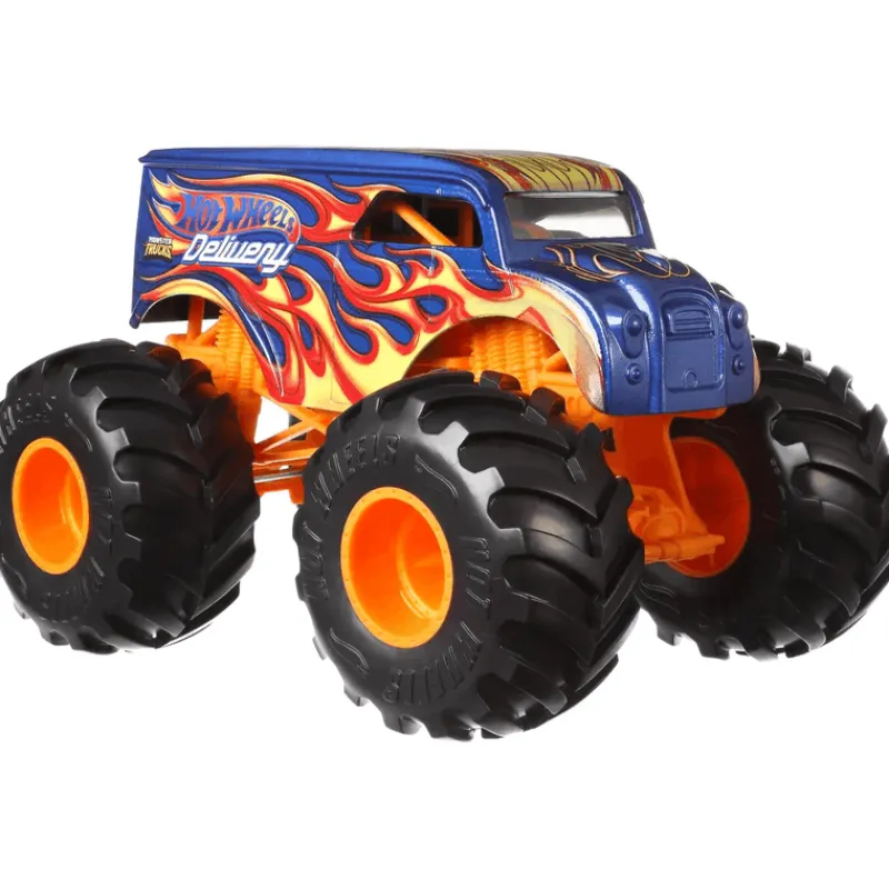 Hot Wheels Monster Trucks Dairy Delivery Escala 1:24<Mattel Hot