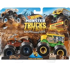 Hot Wheels Monster Trucks Escala 1:64 2 Pack-7<Mattel New