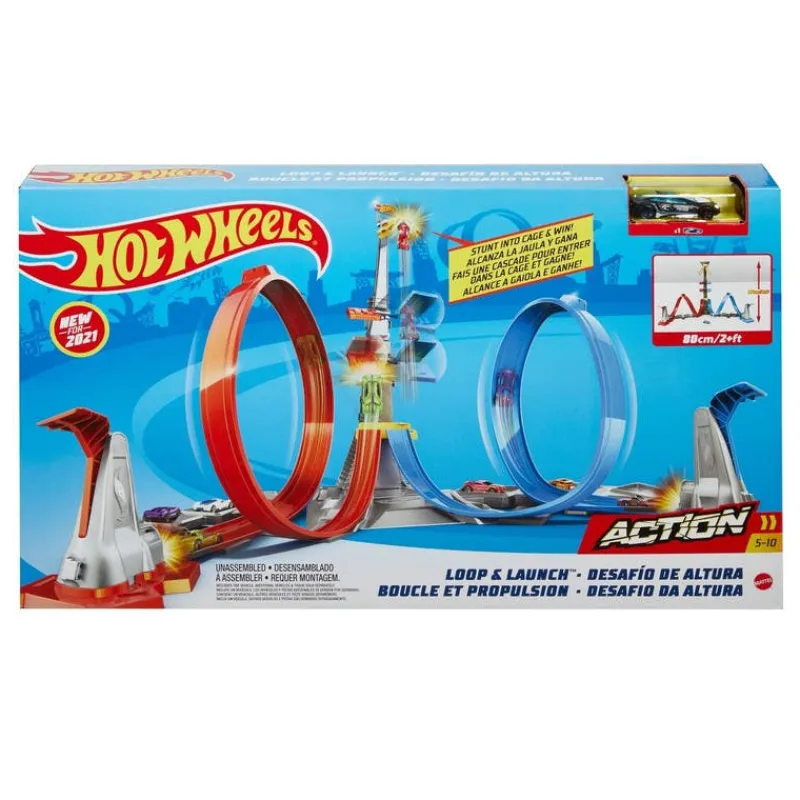 Hot Wheels Pista de Acrobacias Desafío de Altura<Mattel Hot