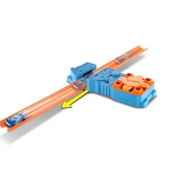 Hot Wheels Pista Track Builder Lanzador Motorizado y Auto de Carreras<Mattel Sale