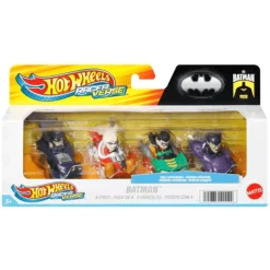 Hot Wheels RacerVerse DC Paquete con 4 Personajes HKD30<Mattel Sale