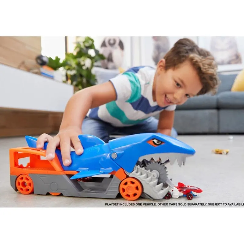 Hot Wheels Remolque Tiburón para 30 Autos<Mattel New