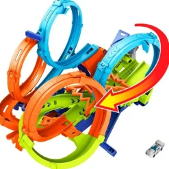 Hot Wheels Set de Pista Vueltas y Choques Desafiantes<Mattel Fashion