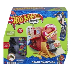 Hot Wheels Skate Park Donuts Incluye Patineta y Sneakers<Mattel Best