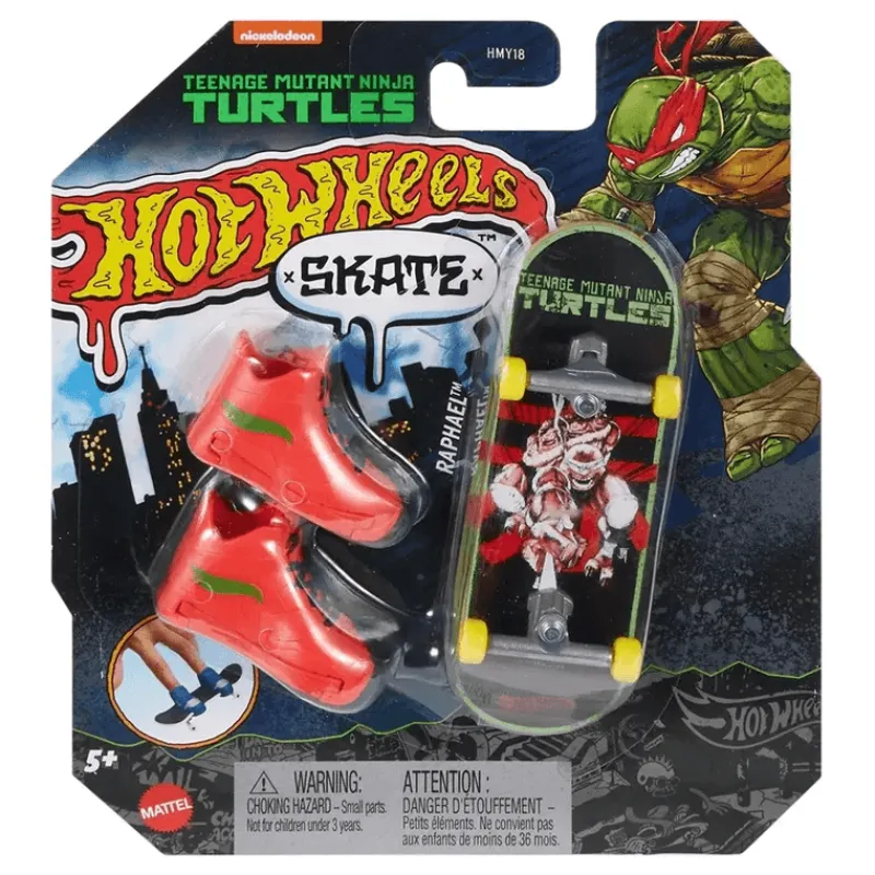 Hot Wheels Tortugas Ninja Skate Fingerboard Rafael<Mattel Clearance