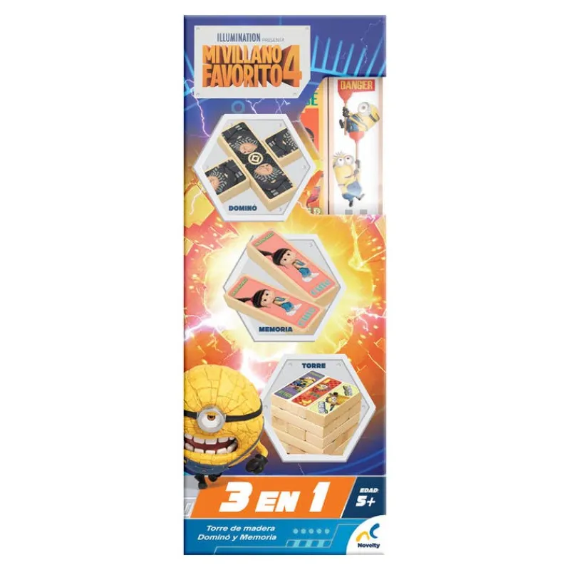 Jenga 3 en 1 Mi Villano Favorito 4<Novelty Sale