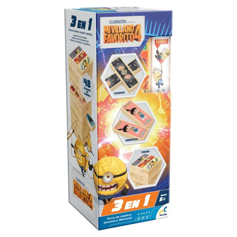 Jenga 3 en 1 Mi Villano Favorito 4<Novelty Sale