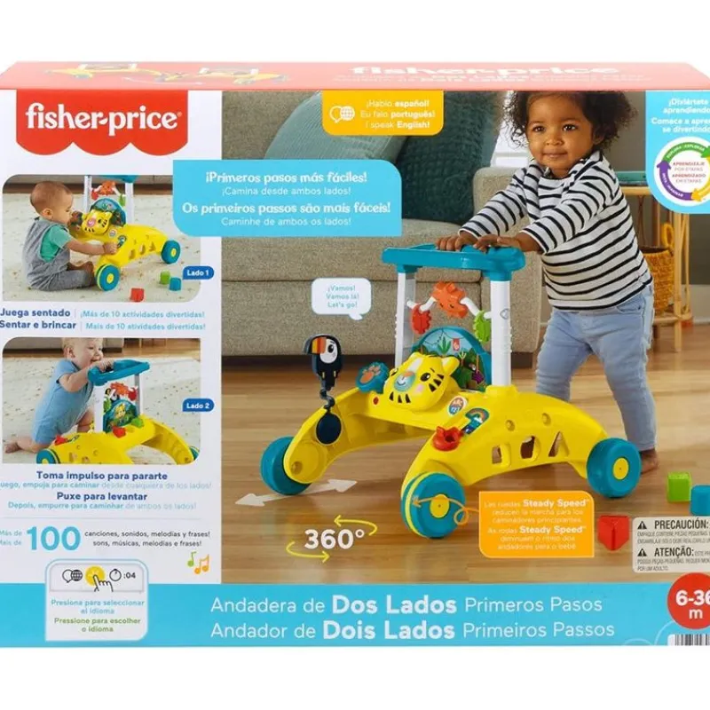 Juguete para Bebés Fisher-Price Andadera de Tigre Primeros Pasos<Mattel Discount