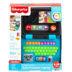 Juguete para Bebés Fisher-Price mi Primer Laptop con 3 Niveles de Aprendizaje, Luces y Sonido<Mattel Best