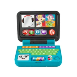 Juguete para Bebés Fisher-Price mi Primer Laptop con 3 Niveles de Aprendizaje, Luces y Sonido<Mattel Best