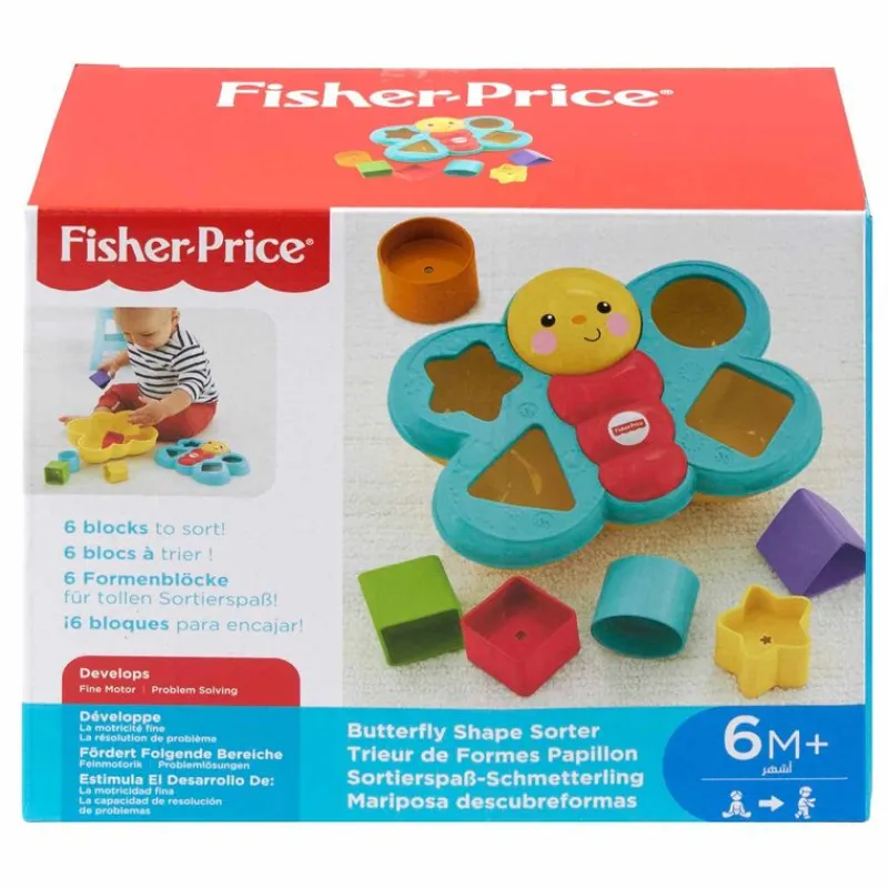 Juguete para Bebés Fisher-Price Mariposa de Bloques<Mattel Outlet