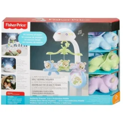 Juguete para Bebés Fisher-Price Móvil 3 en 1 Proyecor, Músical y con Movimiento<Mattel New