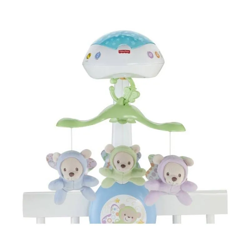 Juguete para Bebés Fisher-Price Móvil 3 en 1 Proyecor, Músical y con Movimiento<Mattel New