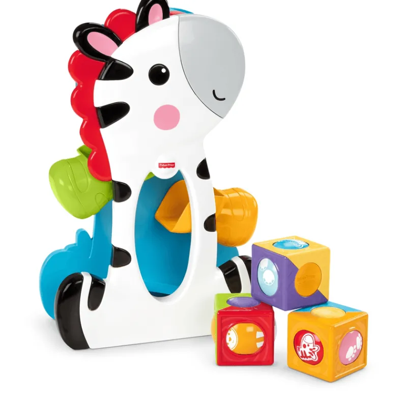 Juguete para Bebés Fisher-Price Cebra Bloques<Mattel Best