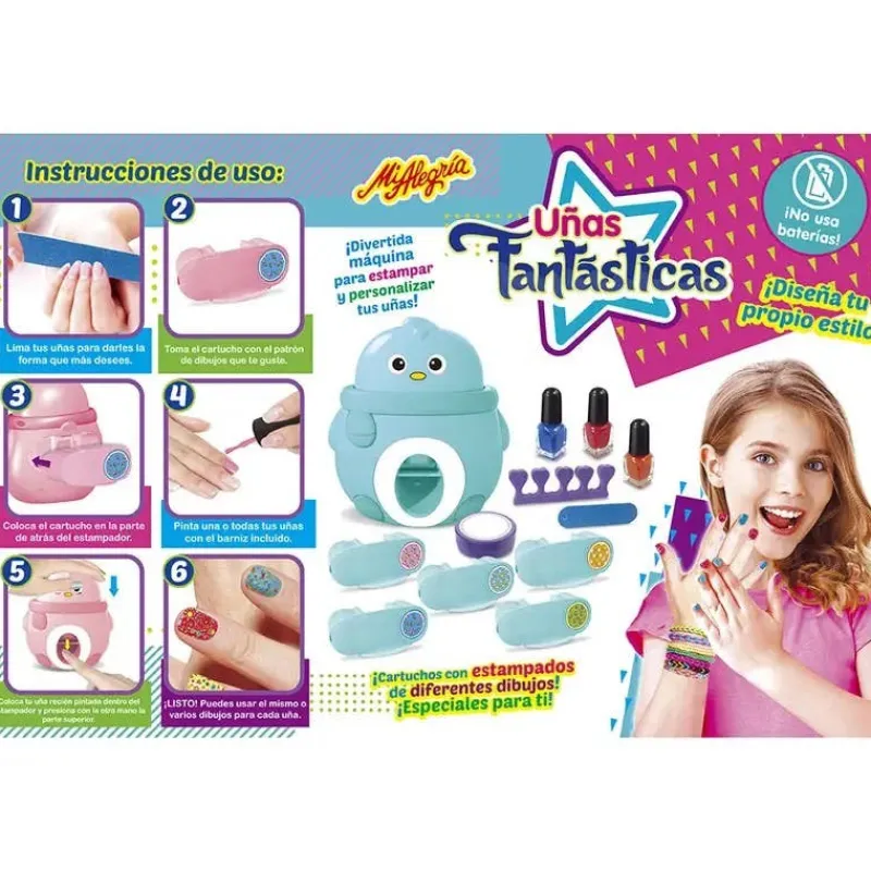 Juguetes Mi Alegría Uñas fantasticas Azul<Mi Alegria Hot