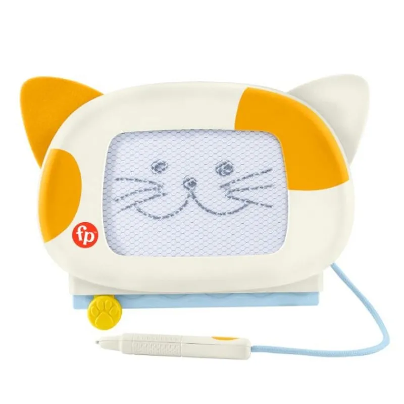 Juguetes para Bebés Fisher-Price Pizarrón Magnético de Gatito<Mattel New