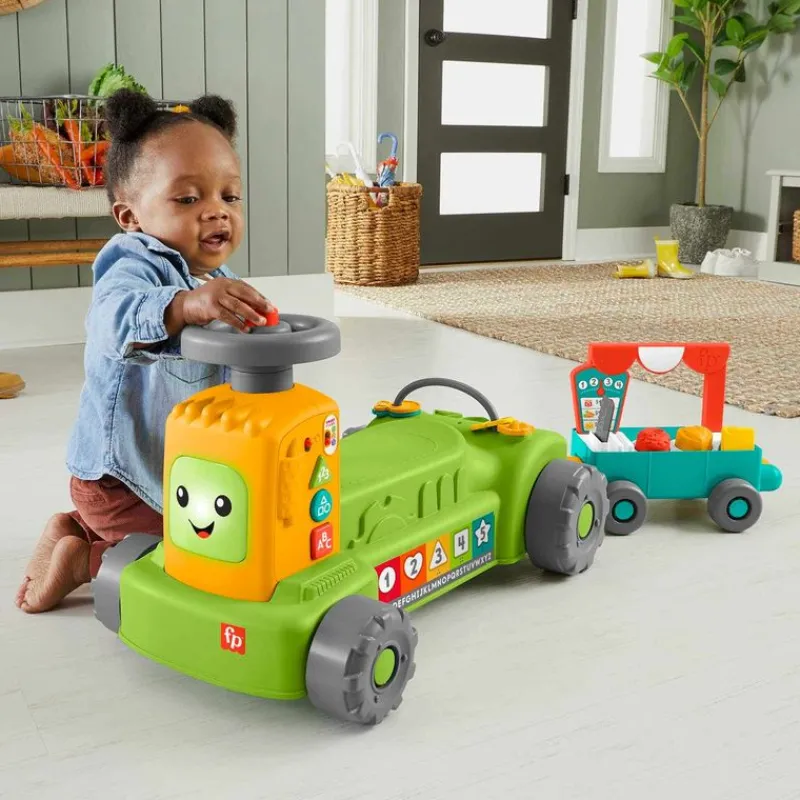 Juguetes para Bebés Fisher-Price Tractor de Aprendizaje 4-1<Mattel Best