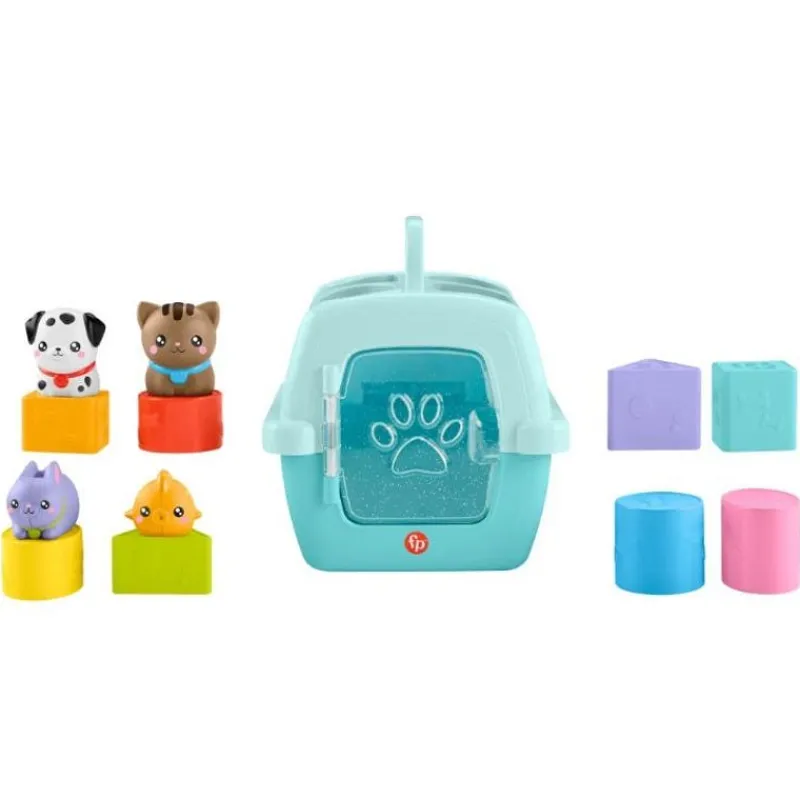 Juguetes para Bebés Fisher-Price Mis Bloques de Mascotas<Mattel New