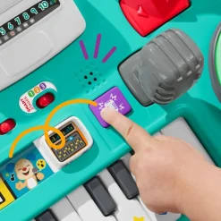 Juguetes para Bebés Fisher-Price Mesa Músical con Piano con 3 modos de Sonido y Mix de Dj<Mattel Clearance