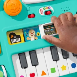 Juguetes para Bebés Fisher-Price Mesa Músical con Piano con 3 modos de Sonido y Mix de Dj<Mattel Clearance