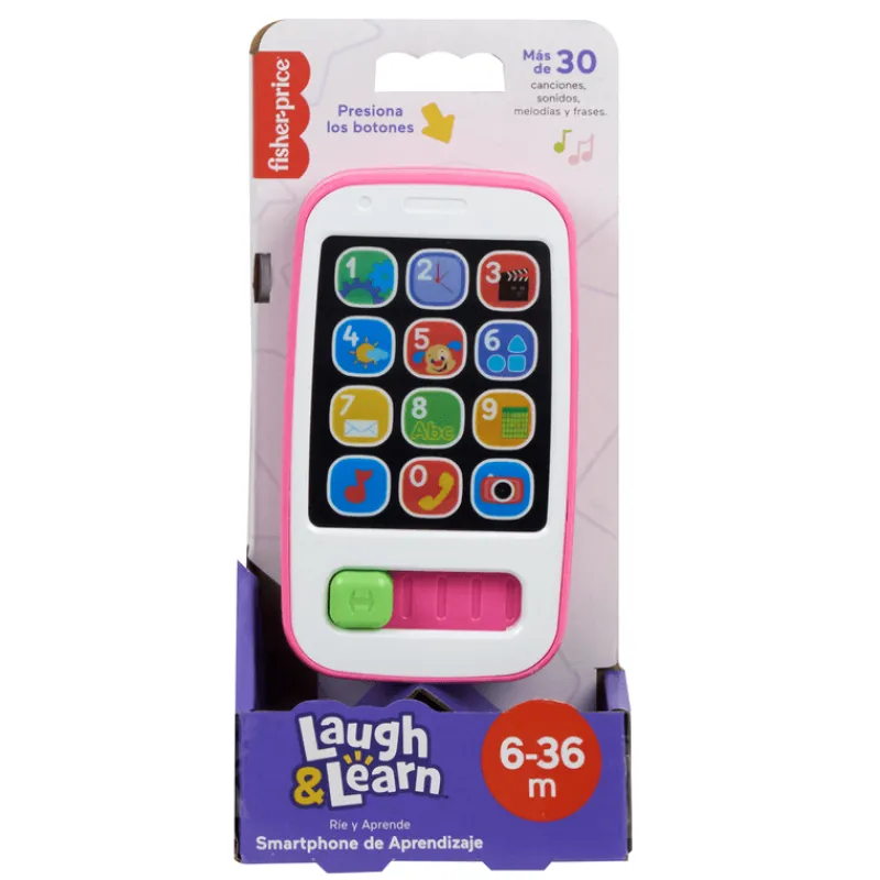 Juguetes para Bebés Fisher-Price Mi Primer Smartphone Rosa, Crece Conmigo<Mattel Outlet