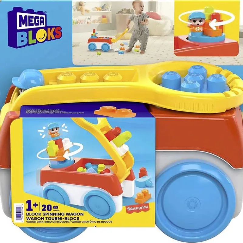 Juguetes Pre Escolar de Mega Bloks Vagon Giratorio<Mattel New