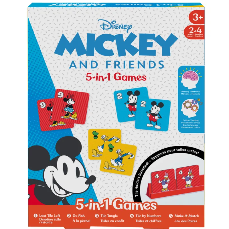 Juguetes Pre Escolar Disney Juego de Mesas 5 en 1<Mattel Fashion