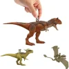 Jurassic World Animado Set de Juego con 3 Dinosaurios y una Figura de Acción de Darius<Mattel New