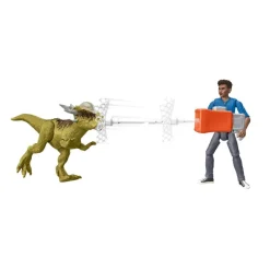 Jurassic World Animado Set de Juego con 3 Dinosaurios y una Figura de Acción de Darius<Mattel New