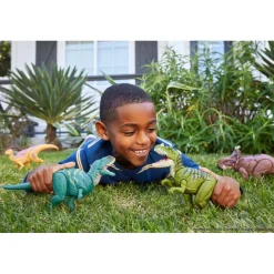 Jurassic World Dinosaurio Colección Majungasaurus Rugido Feroz HTK76<Mattel Hot