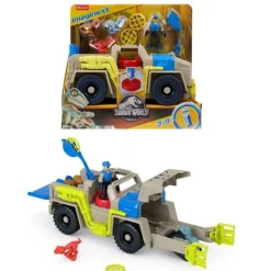 Jurassic World Imaginext Camión Rastreador de Dinosaurio<Mattel Sale
