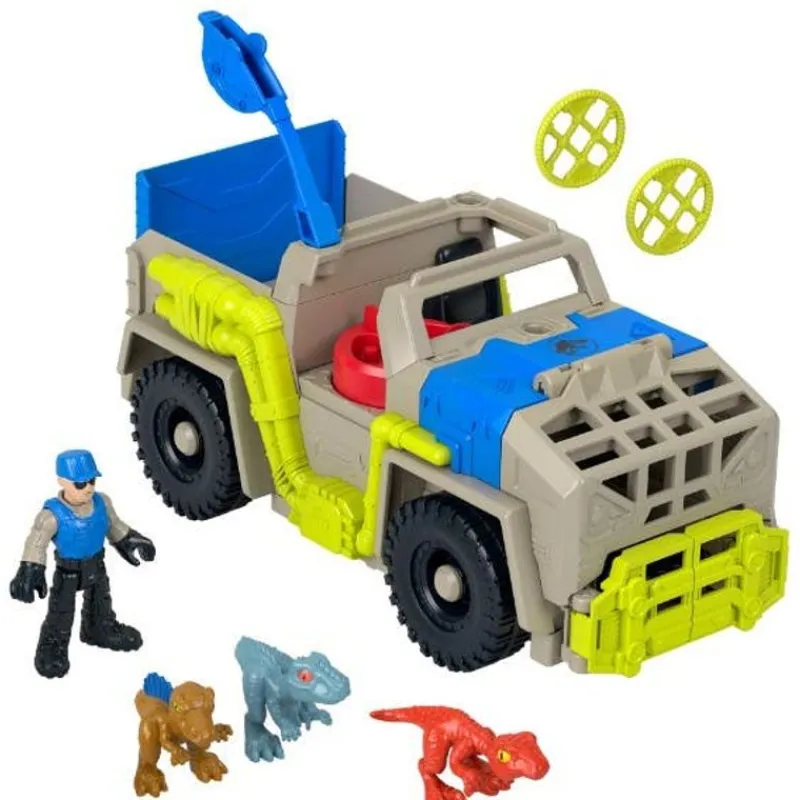 Jurassic World Imaginext Camión Rastreador de Dinosaurio<Mattel Sale