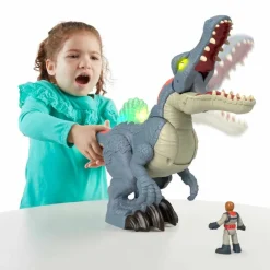 Jurassic World Imaginext Dinosaurio Spinosaurus con Luces modo Ataque<Mattel Best