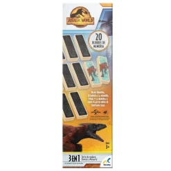 Jurassic World Jenga con Domino Juegos de Mesa<Novelty Fashion