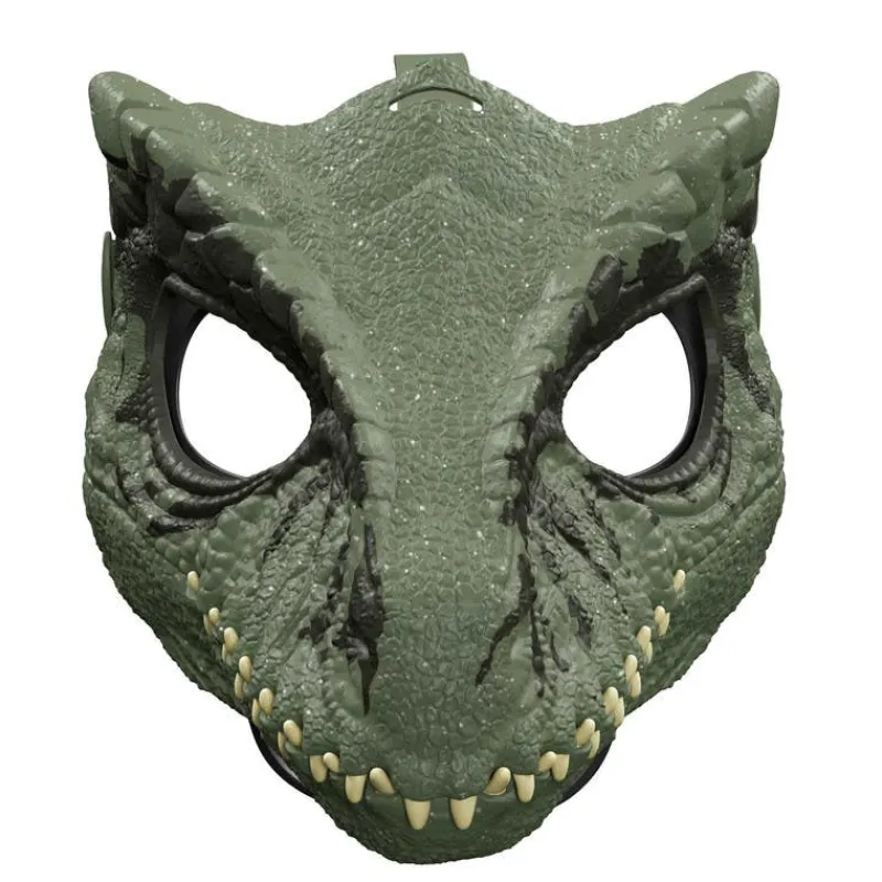 Jurassic World Máscara Electrónica de Dinosaurio Verde<Mattel New