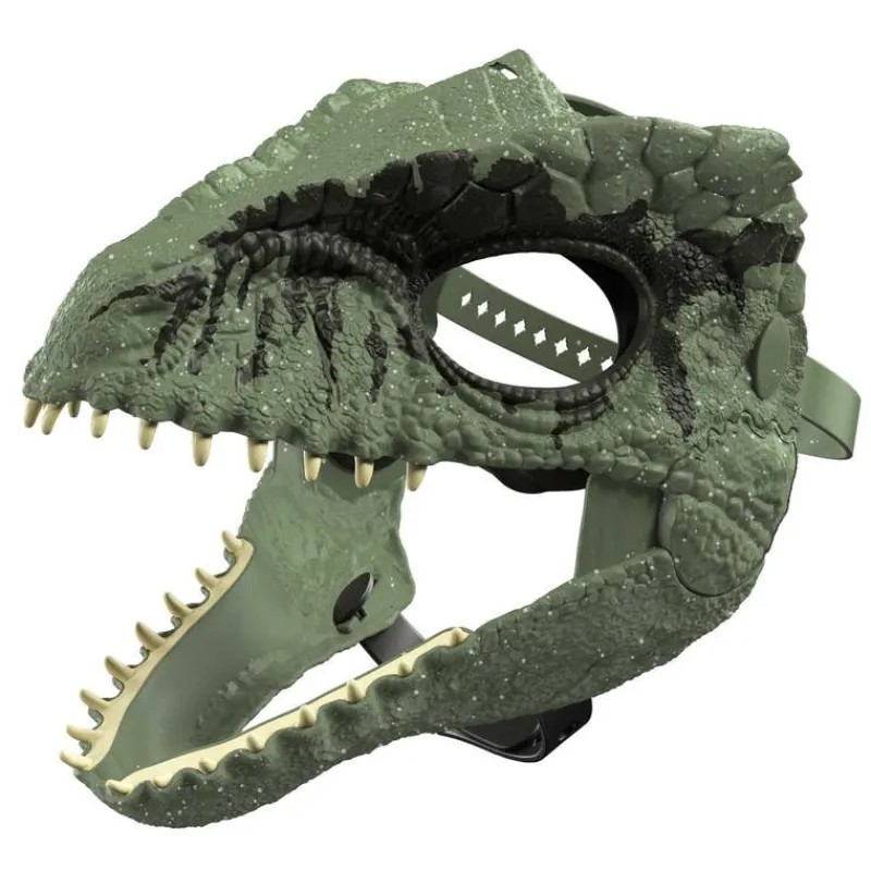 Jurassic World Máscara Electrónica de Dinosaurio Verde<Mattel New