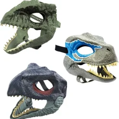 Jurassic World Máscara Electrónica de Dinosaurio Gris<Mattel Fashion