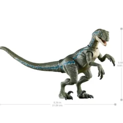 Jurassic World Set de Juegos Collection Velociraptor Blue HTV62<Mattel Hot
