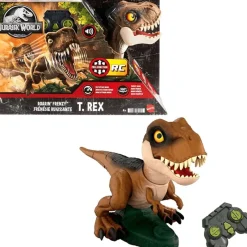 Jurassic World T. Rex Furia Rugiente con Control Remoto HTP60<Mattel Hot